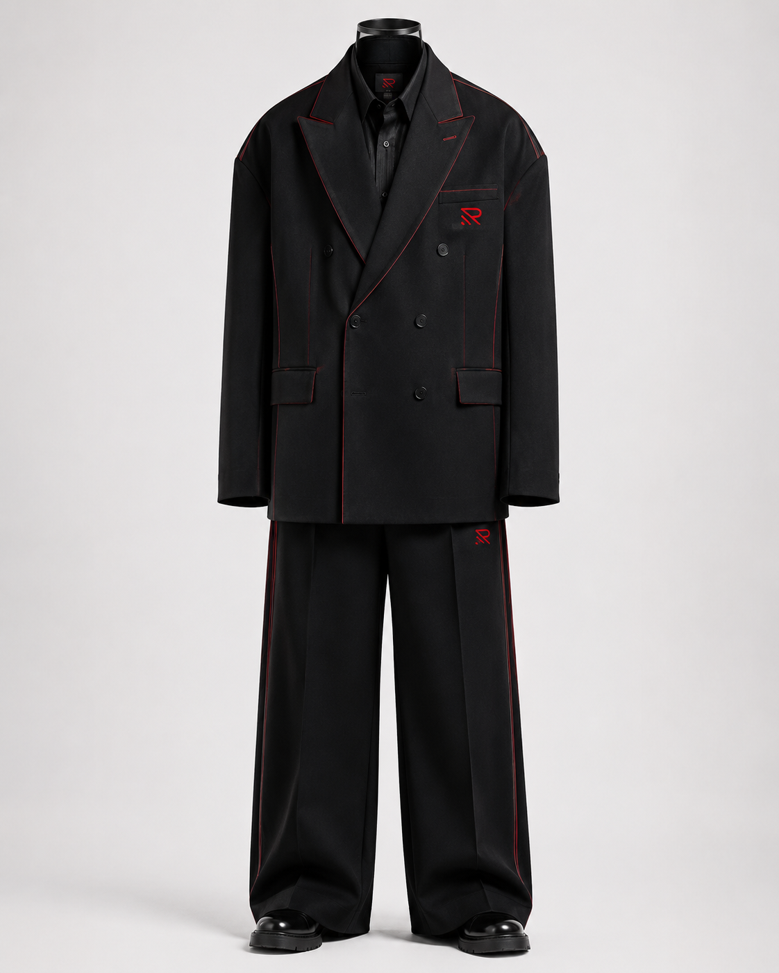 Red Fashion modern Gen Z suit